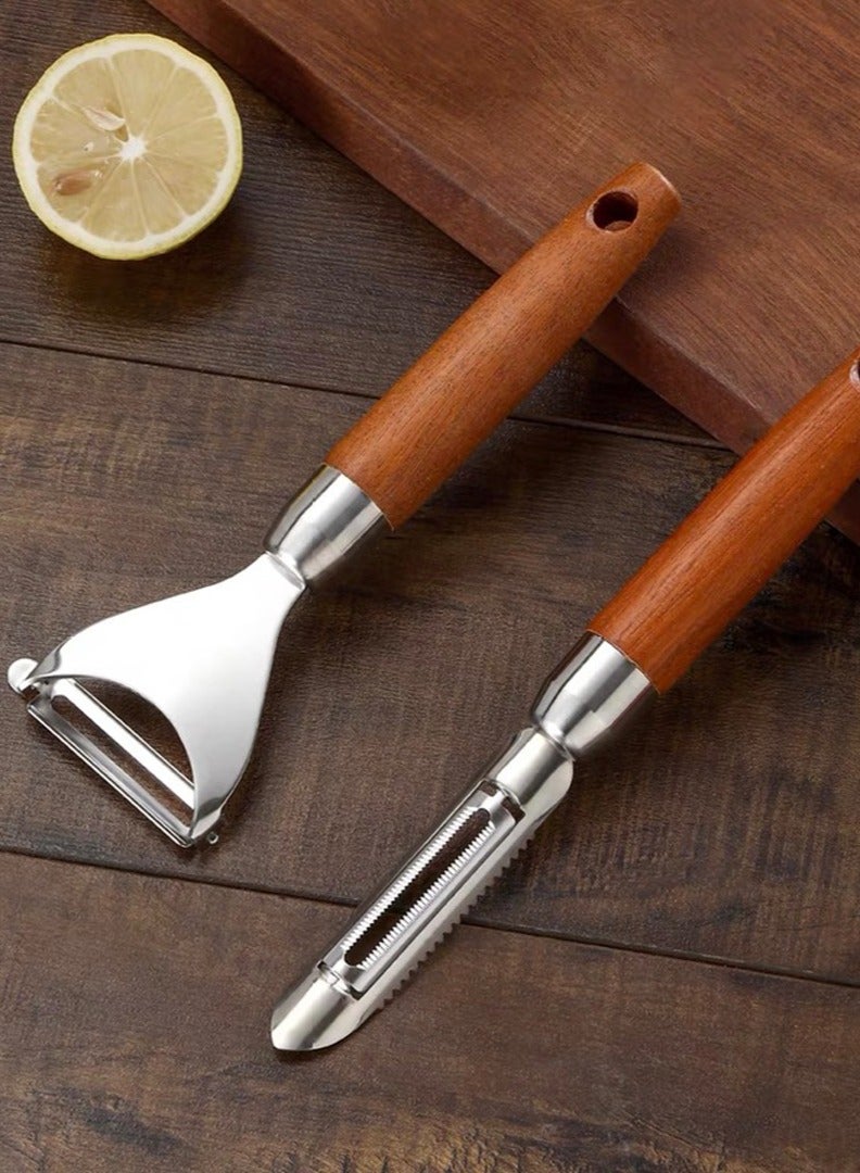 Jolley Fruit peeler, 304 stainless steel triangular peeling knife made by hand, suitable for vegetable and fruit peeling in kitchens and restaurants. - Image 3