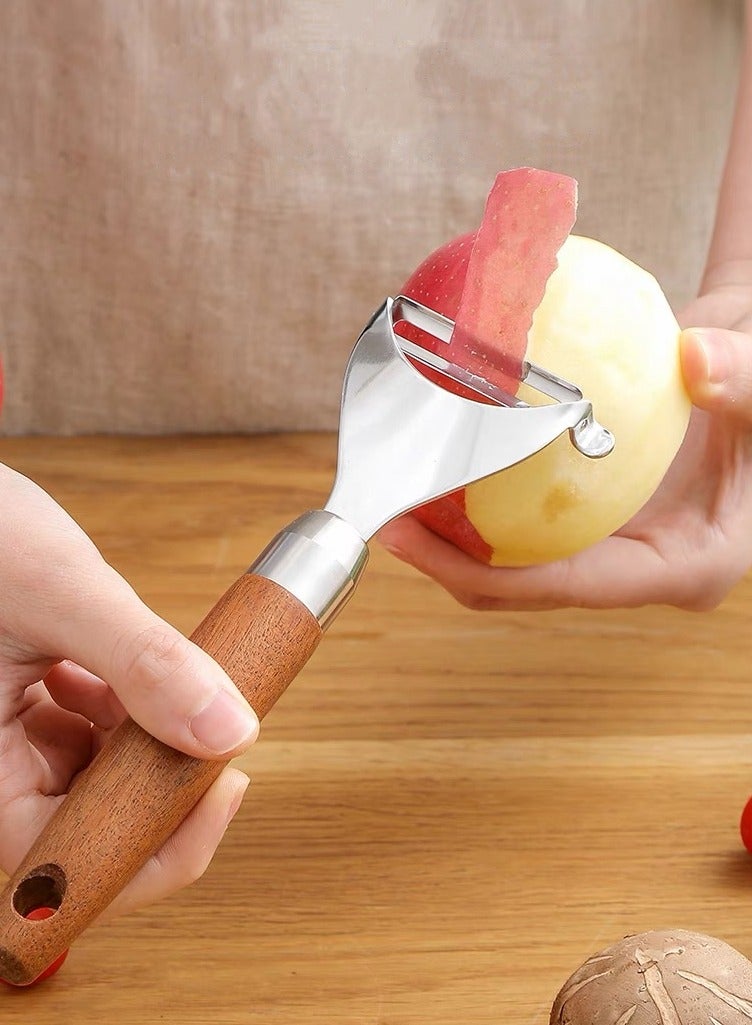 Jolley Fruit peeler, 304 stainless steel triangular peeling knife made by hand, suitable for vegetable and fruit peeling in kitchens and restaurants. - Image 4