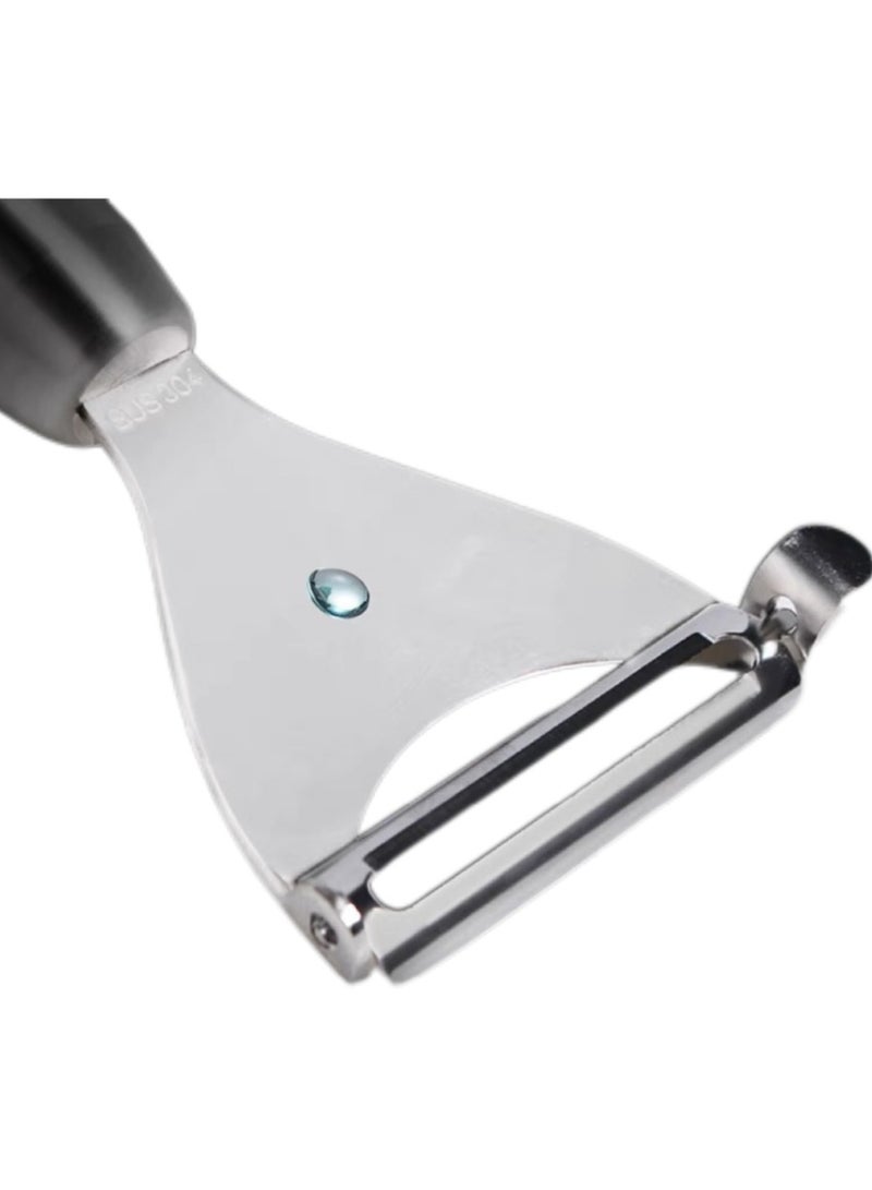 Jolley Fruit peeler, 304 stainless steel triangular peeling knife made by hand, suitable for vegetable and fruit peeling in kitchens and restaurants. - Image 5