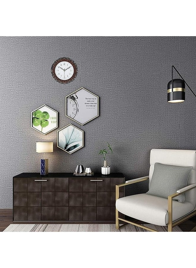Casa Ricca Elegant Small Round Analog Wall Clock - Simple Home Decor Clocks (Beige - KC15)  - Image 3