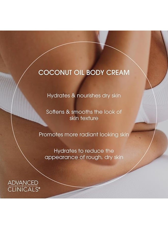 أدفانسد كلينيكال كريم زيت جوز الهند من أدفانسد كلينيكالز، 16 أونصة - Image 3