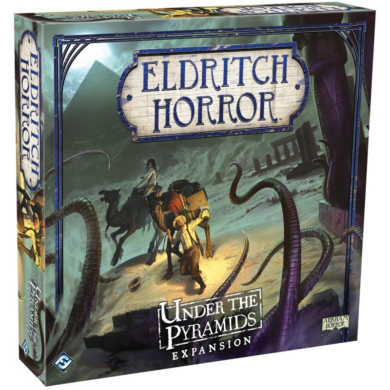 Fantasy Flight Games Eldritch Horror Under the Pyramids Board Game EXPANSION | Mystery Game | Cooperative Board Game for Adults and Family | Ages 14+ | 1-8 Players | Avg. Playtime 2-4 Hours | Made by Fantasy Flight Games - Image 1