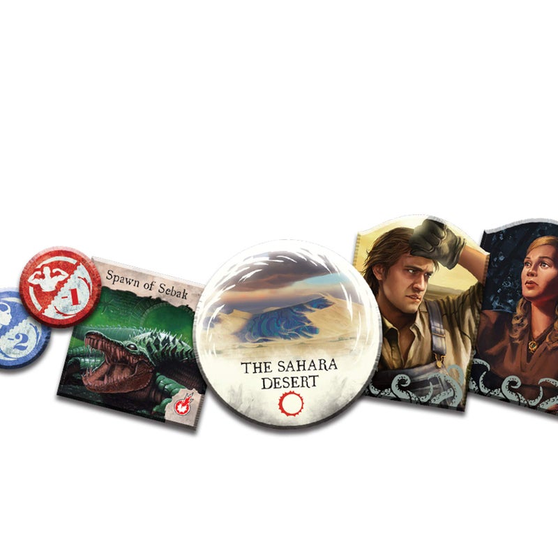 Fantasy Flight Games Eldritch Horror Under the Pyramids Board Game EXPANSION | Mystery Game | Cooperative Board Game for Adults and Family | Ages 14+ | 1-8 Players | Avg. Playtime 2-4 Hours | Made by Fantasy Flight Games - Image 4