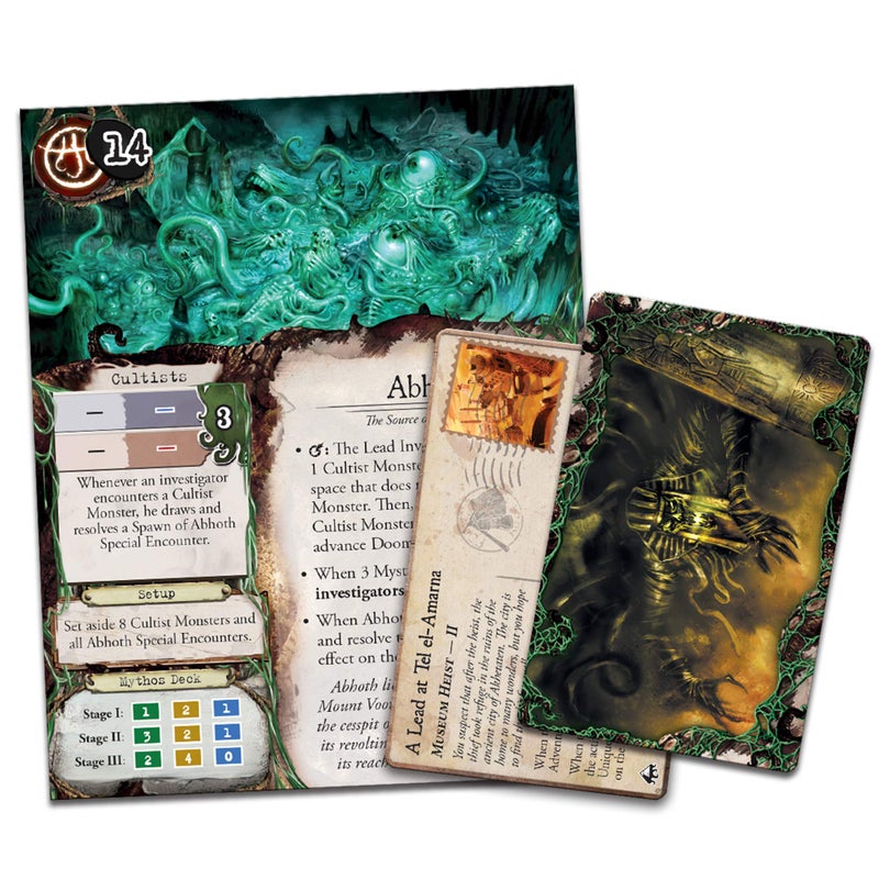 Fantasy Flight Games Eldritch Horror Under the Pyramids Board Game EXPANSION | Mystery Game | Cooperative Board Game for Adults and Family | Ages 14+ | 1-8 Players | Avg. Playtime 2-4 Hours | Made by Fantasy Flight Games - Image 2
