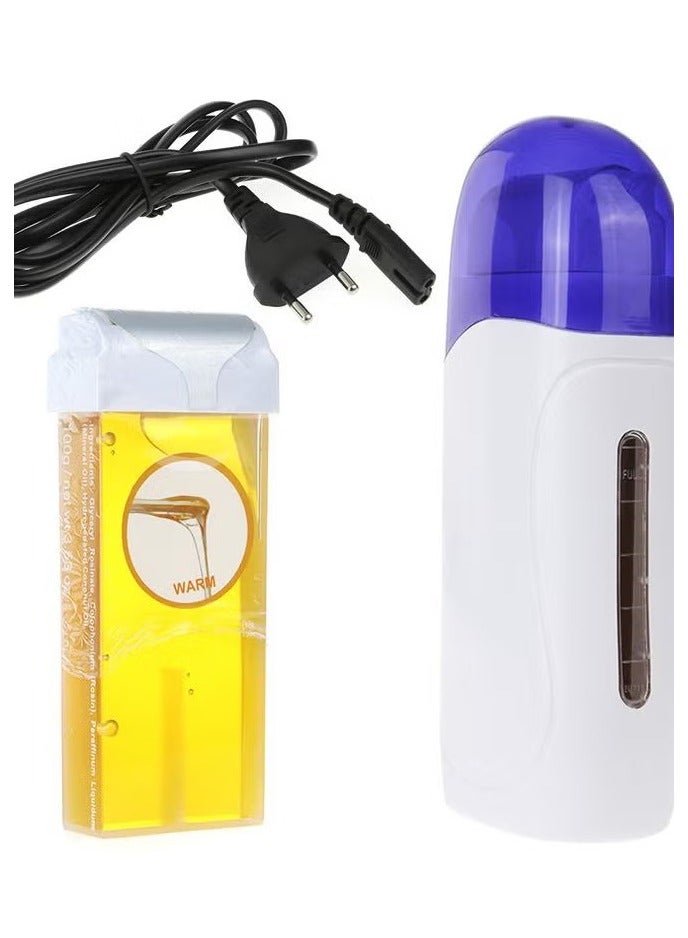 ORiTi مجموعة سخان شمع إزالة الشعر رول أون أبيض - Image 1