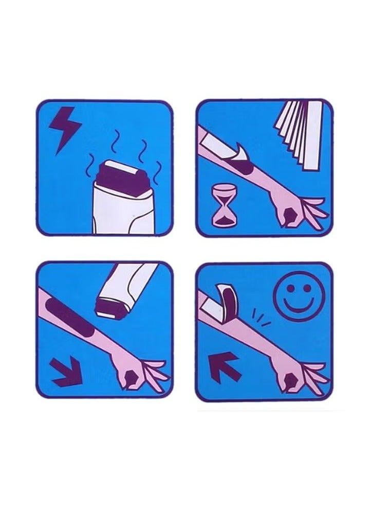 ORiTi مجموعة سخان شمع إزالة الشعر رول أون أبيض - Image 2