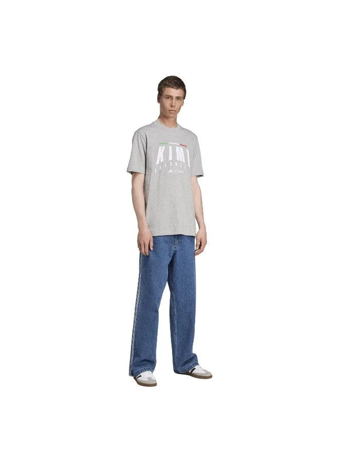 Adidas Mer Ka Tee M Grey T-Shirt (Short Sleeve) T-Shirts For Men