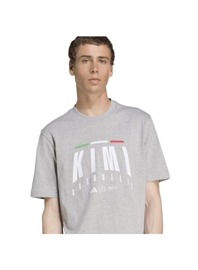 Adidas Mer Ka Tee M Grey T-Shirt (Short Sleeve) T-Shirts For Men