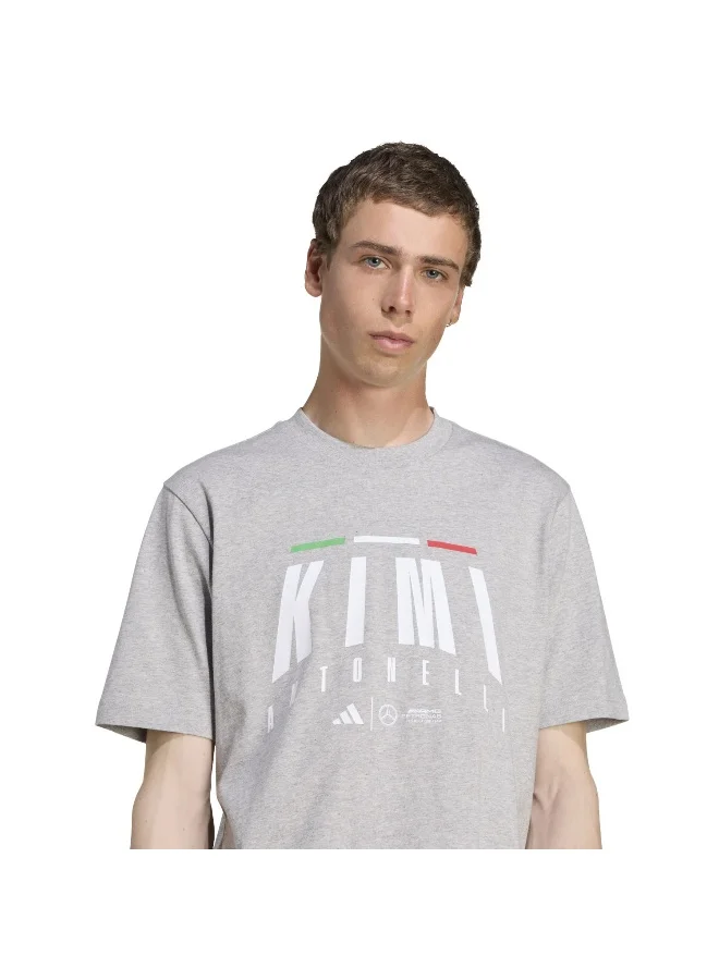 Adidas Mer Ka Tee M Grey T-Shirt (Short Sleeve) T-Shirts For Men