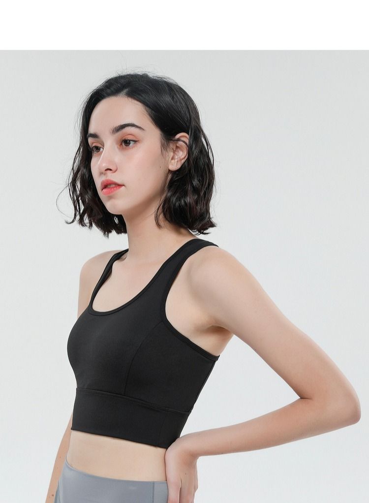 Loquat Yoga sports running fitness vest Black  - Image 1