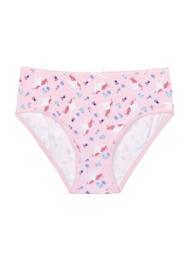 MINOTI Kids Girls Pack Of Ten Printed Knickers