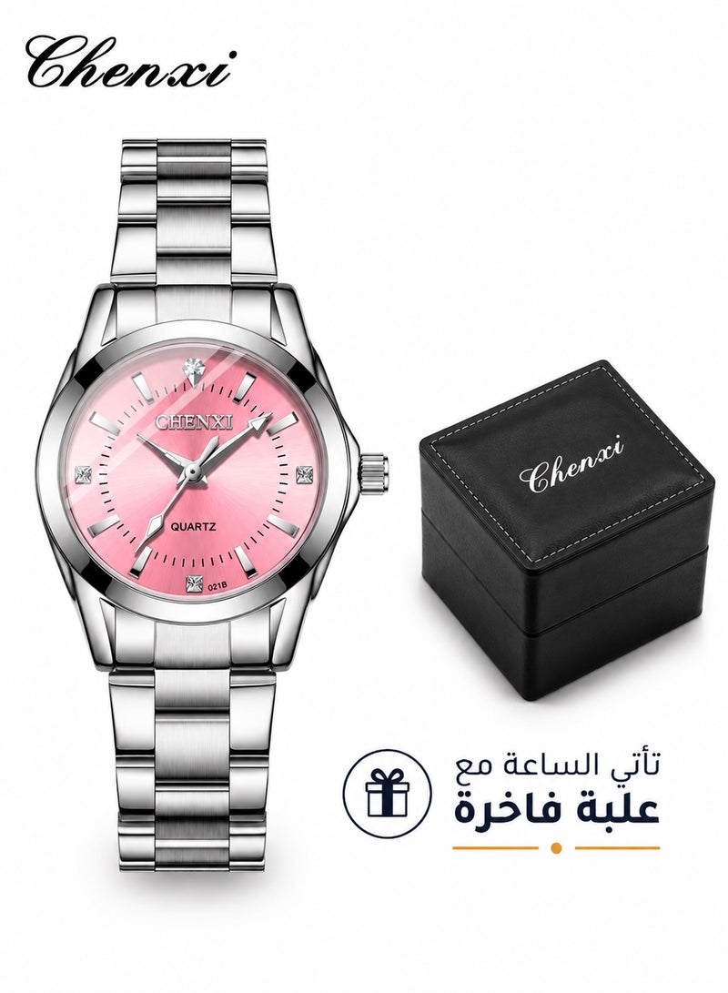 Chenxi Women’s Quartz Wrist Watch with Elegant Modern Design, Water Resistant, Scratch-Resistant Glass, Stainless Steel Strap with Elegant Box - Image 1