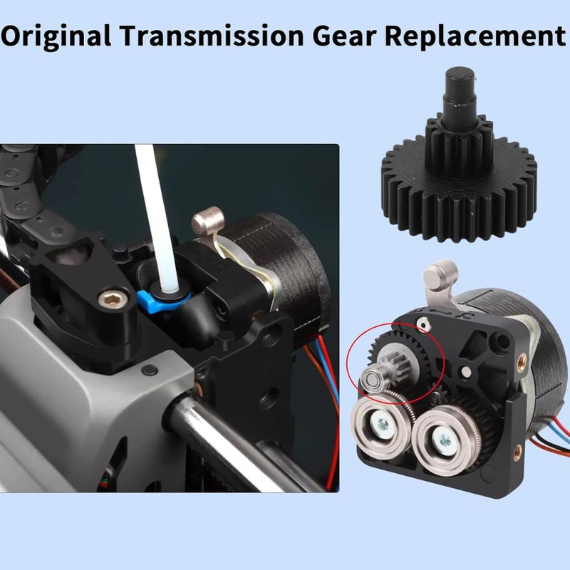 ترس تخفيض الصلب المقوى لبثق الطابعة ثلاثية الأبعاد K1 K1C فوهة الطباعة السريعة - Image 4