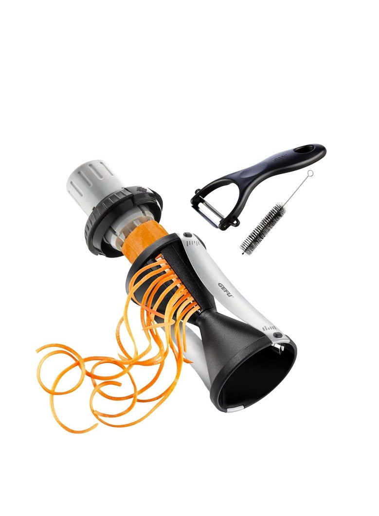 غيفو جي إف يو سبيريللي اثنان فاصل صفر **(٢٫٠)** قطاعة حلزونية يدوية التشغيل – فضي وأسود - Image 1