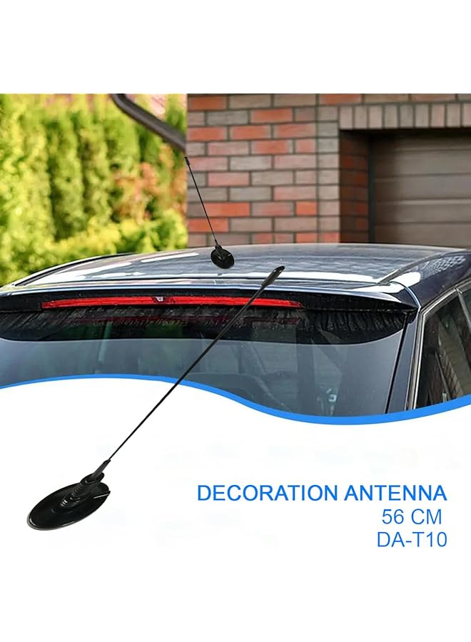 Generic Adjustable Car Antenna 56Cm - Universal Da-T10 Decoration Antenna For Enhanced Signal Reception  - Image 2