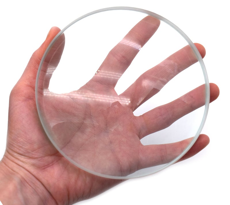 EISCO Top Spinning Base 5 125mm Surface 12mm Thick Double Concave Premium Optical Glass Lens 20mm Focal Length Optically True Ground Beveled Edges Eisco Labs - Image 2
