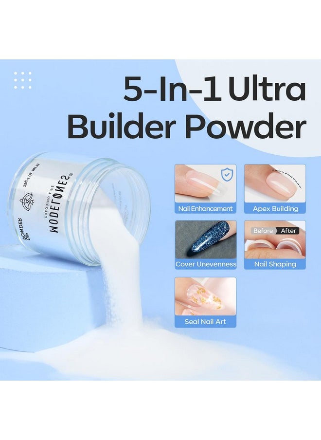 modelones Modelones Dip Powder Clear Color, Nail Dipping Powder French Nail Art, 28+ Long-Lasting Build Powder Pro System Salon DIY at Home No Needed Lamp Cured  - Image 2