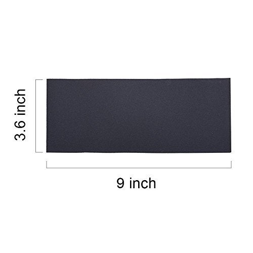 LANHU Abrasive Dry Wet Waterproof Sandpaper Sheets Assorted Grit of 400/600/ 800/1000/ 1200/1500 for Furniture, Hobbies and Home Improvement, 12 Sheets (9 x 3.6 Inch), For Wood - Image 3