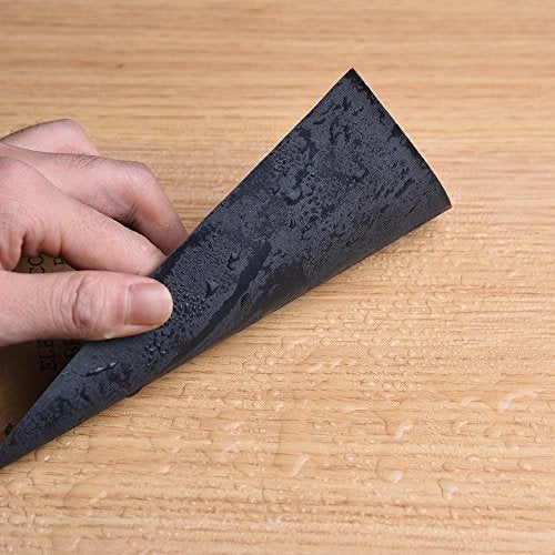 LANHU Abrasive Dry Wet Waterproof Sandpaper Sheets Assorted Grit of 400/600/ 800/1000/ 1200/1500 for Furniture, Hobbies and Home Improvement, 12 Sheets (9 x 3.6 Inch), For Wood - Image 5