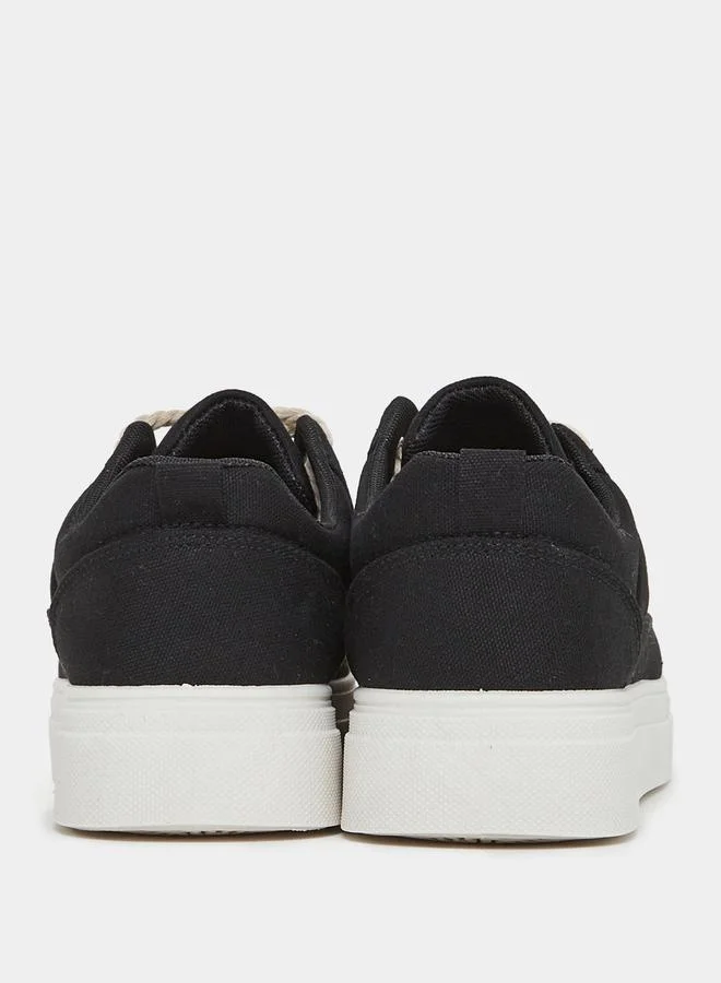 Styli Platform Sole Breathable Lace Up Sneakers