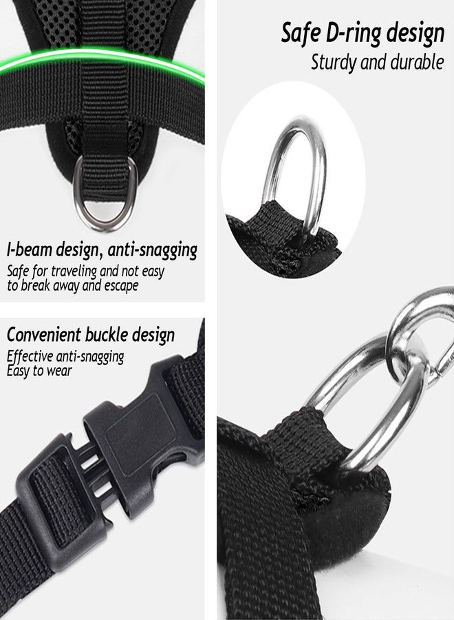 Shudyear Cat Chest Harness and Leash, Adjustable, Anti-Escape Adjustable Soft Mesh Cat Leash and Chest Harness Set for Small Cats and Puppies, Medium Cat Vests (S) - Image 4