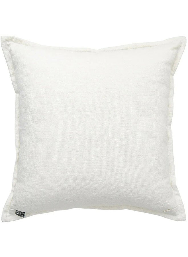 KNOT HOME Cushion Reesha Bianca (with filler) Pillow Knot Home Cover Set for Modern Sofa Contemporary Living Room Bedroom and Office Soft Washable  - Image 5