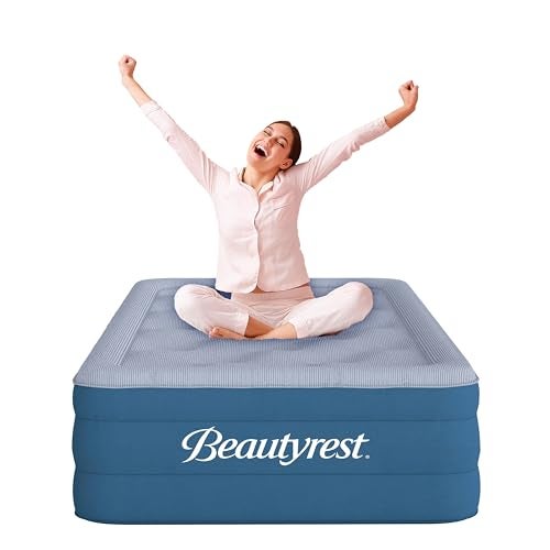 Beautyrest Beautyrest 17 Comfort Plus Air Bed Mattress with Builtin Pump and Plush Cooling Topper Twin 