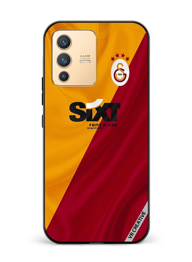 VR CREATIVE Protective Case Cover For Vivo V23 5G Nike Galatasaray 2022 Home Kit Design  Multicolour - Image 1