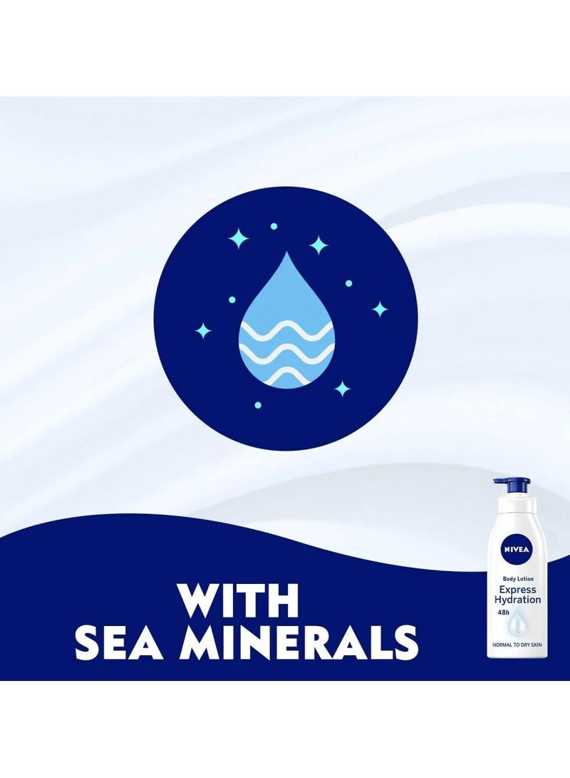 نيفيا لوشن اكسبرس هيدريشن سريع الامتصاص للجسم 400 مل - Image 3