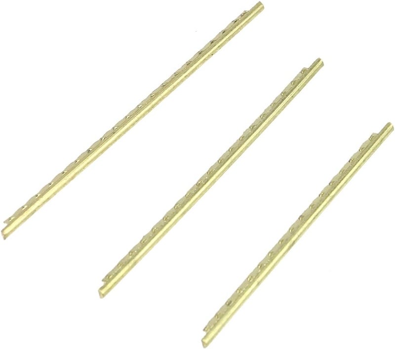 Geesatis 19 PCS Guitar Frets Wire Length 2.4 Inch Copper Brass Guitar Frets Wire Fingerboard for Strat Classical Acoustic Guitar Fret Wires Accessories - Image 5