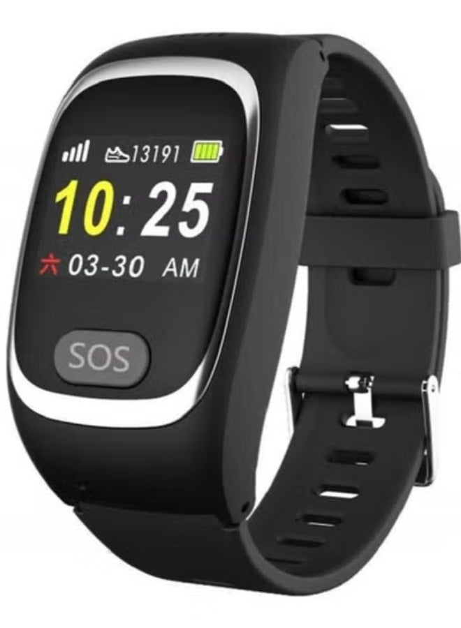 AROAQ L16 Smart Watch for Seniors, or GPS Watch Phone Tracker with Anti-Lost SOS Call Location Finder Pedometer Real Tracking App Support Android IOS - Image 1