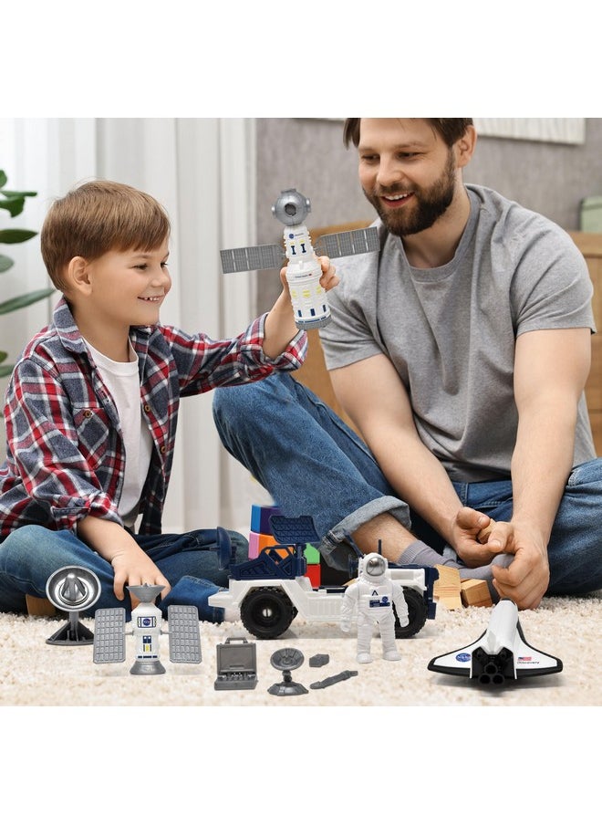 Gift Boutique - Nasa Space Shuttle Exploration Rocket Astronaut Action Figure Toy Vehicles For Kids Outer Space Adventure Playset Exploration Equipment - Image 1