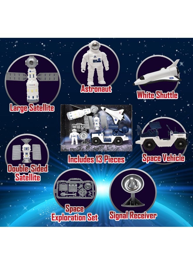 Gift Boutique - Nasa Space Shuttle Exploration Rocket Astronaut Action Figure Toy Vehicles For Kids Outer Space Adventure Playset Exploration Equipment - Image 1