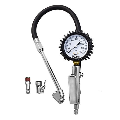 Astro Pneumatic Tool 3083 2.5" Dial Tire Inflator with Locking & Dual Chucks - Image 1