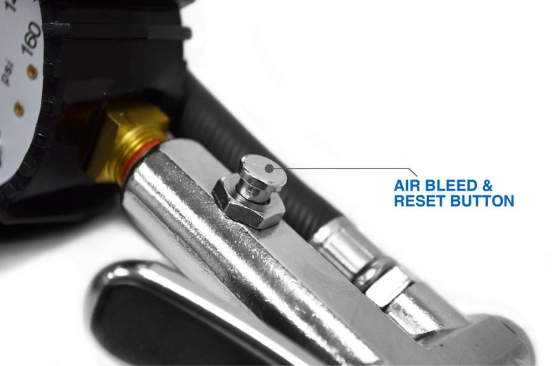 Astro Pneumatic Tool 3083 2.5" Dial Tire Inflator with Locking & Dual Chucks - Image 3