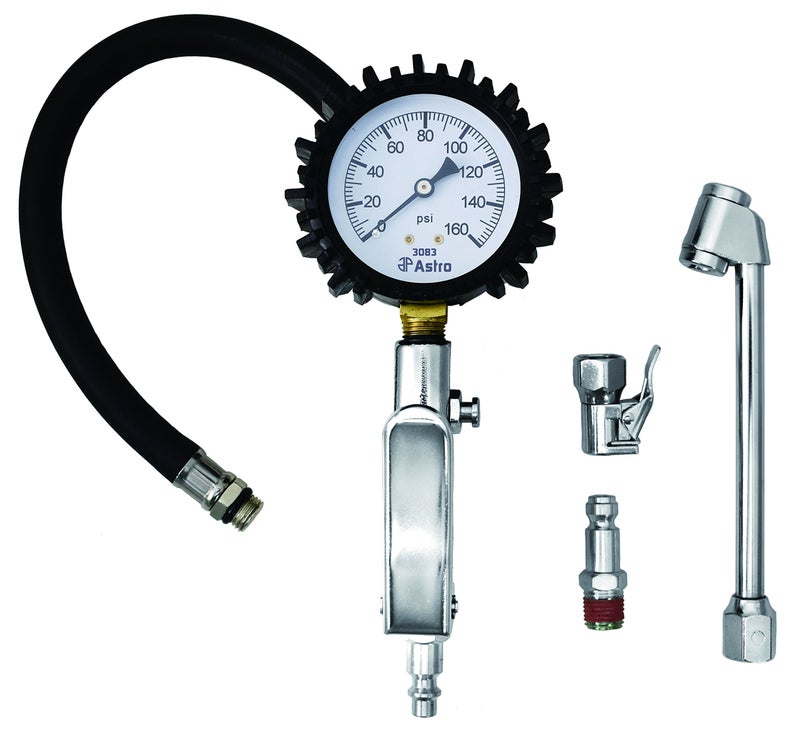 Astro Pneumatic Tool 3083 2.5" Dial Tire Inflator with Locking & Dual Chucks - Image 2