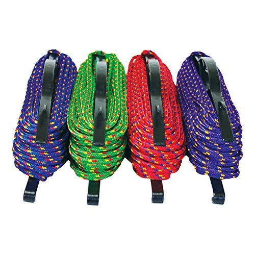 Crawford Lehigh Secure Line MFP4100 Diamond Braid Poly Rope, 1/4-Inch by 100-Foot (colors may vary) - Image 1
