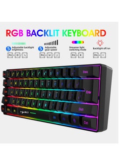 HXSJ V700 61 Key RGB Wired Gaming Keyboard and J900 USB Wired Gaming Mouse Set  - Image 2