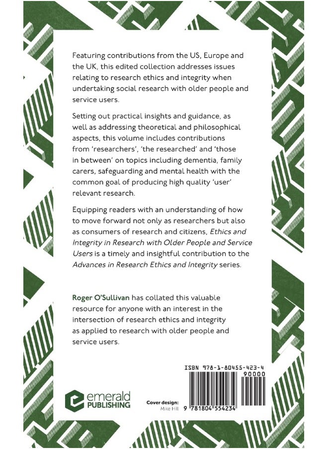 null - Ethics and Integrity in Research with Older People and Service Users: Moving Beyond the Rhetoric - Image 1