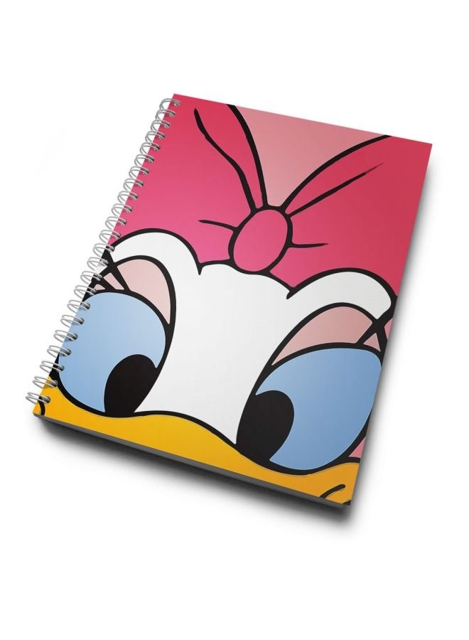 LIT Daisy Duck Cute Love Girls Printed Hardcover Spiral Notebook  - Image 2