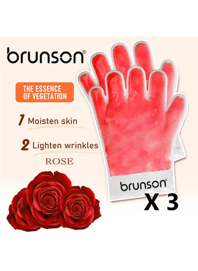 brunson 2 Pieces Nourishing Paraffin Wax Gloves - Disposable Hand Paraffin Gloves Spa Treatment - Deep Hydration And Softness - Moisturizing Manicure Gloves Wax  - Image 2