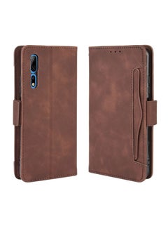Case Cover For ZTE Axon 10 Pro/Axon 10 Pro 5G/A2020 Pro Wallet Style Skin Feel Calf Pattern Leather Case ，with Separate Card Slot(Brown)