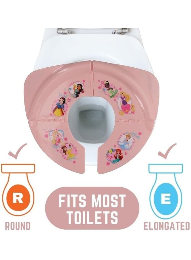 Disney Princess 'Loving Life' Folding Potty Seat - Travel Potty Training Seat - Image 4