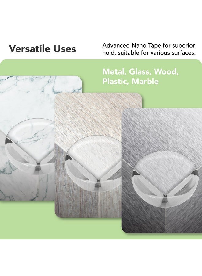 moonybaby Corner Protector Baby Proof, BPA-Free, Table Corner Protectors for Furniture, Clear Corner Covers Baby Safety, Baby Corner Protector Guards, (12 Pack) - Image 5