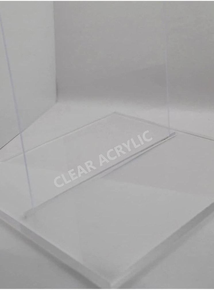 DLS - DLS Clear Acrylic Sheet 2mm thickness 12 x 12 inch - Image 1