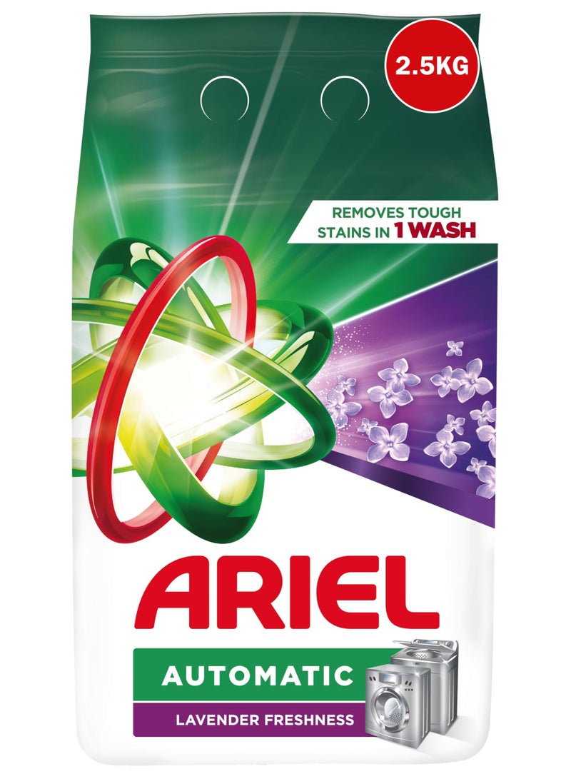 Ariel Automatic 2.5KG Laundry  Powder Detergent with Lavender  - Image 1