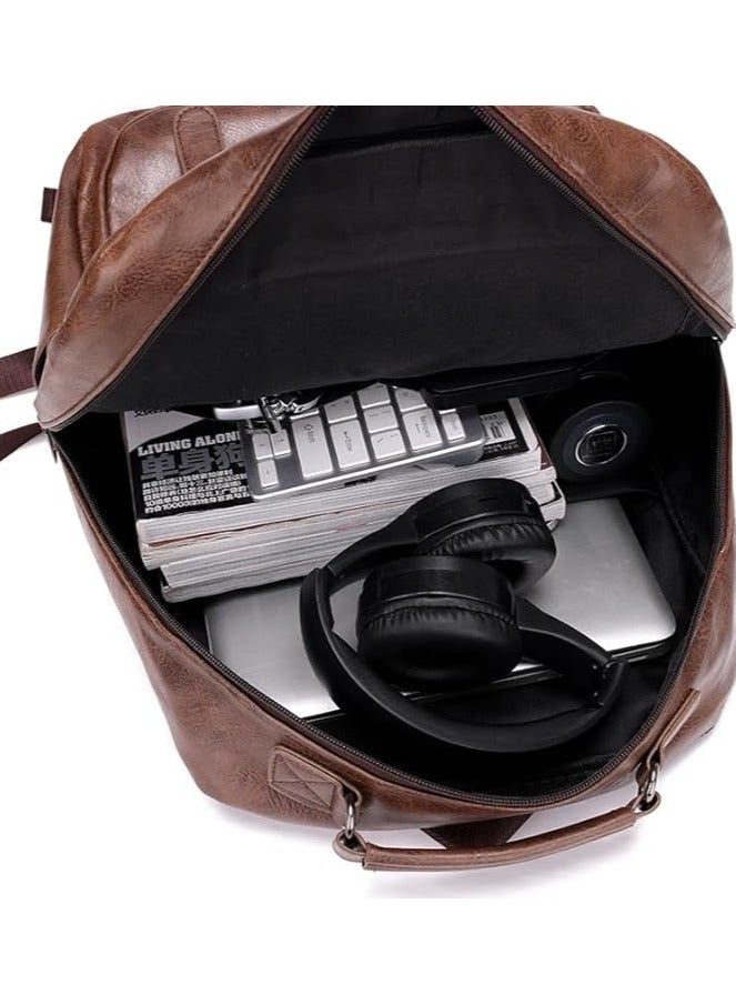 حقيبة ظهر فاخرة متعددة الوظائف للرجال، حقيبة ظهر للسفر والأعمال، تصميم عصري وتكنولوجيا مدمجة - Image 4