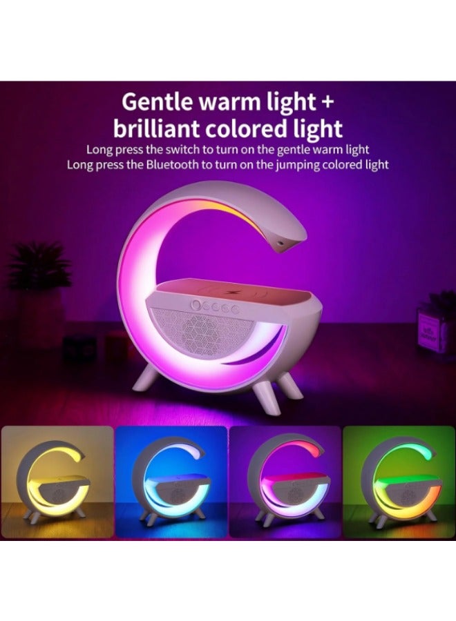 Beauenty Rechargeable 3 in 1 Wireless Charger 10W and Bluetooth Speaker and Night Light in Multicolour - Image 5