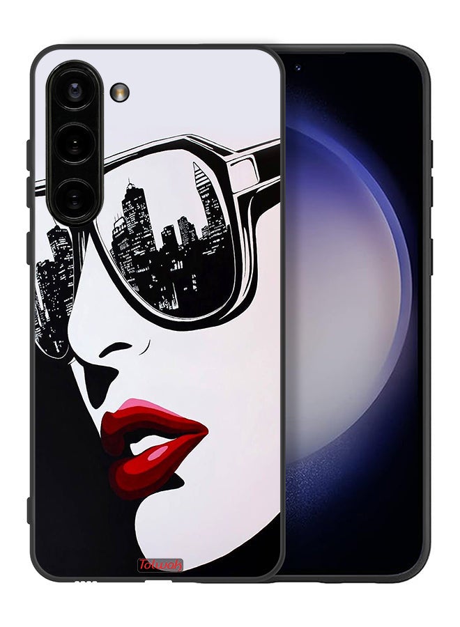 Tolwak Samsung Galaxy S23 Plus 5G Protective Case Cover Girl Face Abstract Art - Image 2