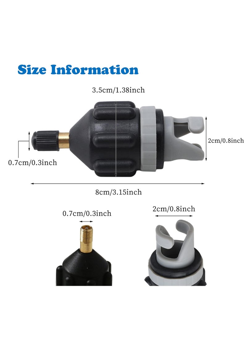 Generic - Multifunctional Air Pump Adapter for Inflatable Boats, SUPs, and Air Beds - Versatile Valve Connector for Efficient Pumping and Inflation. - Image 1